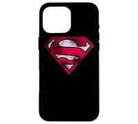 Superman War Torn Shield Logo Coque pour iPhone 16 Pro Max