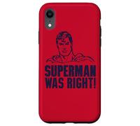 Superman Was Right Coque pour iPhone XR