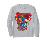 Superman WBUSMN04 Produit Officiel DC Comics Manche Longue
