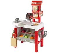 ColorBaby Supermarché Jouet, Supermarché avec lumière et Sons, Comprend 47 pièces, Supermarché pour Enfants avec Nourriture, Funville + 3 Ans