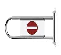 Supermarché Sens Unique Accès Automatique Portail Battant, Double Sens Magasin Métal Portails De Sécurité, Ouverture À 90° Portillon D'entrée Pivotant Pour Bibliothèque Entrepôt(Red/B,55~80cm)