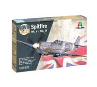 SUPERMARINE SPITFIRE Mk.V / Mk.IX (WWII RAF Aces) - ITALERI 1/72 PLASTIC KIT