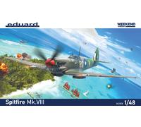 SUPERMARINE SPITFIRE Mk.VIII EDUARD WEEKEND (4 Décos) 1/48 PLASTIC KIT