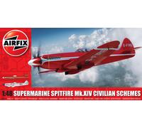 Supermarine Spitfire Mkxiv Race Régimes De 1:48 Plastique Model Kit Airfix