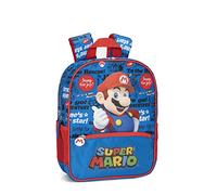 SUPERMARIO - Mini sac à dos scolaire et temps livre unisexe, sac à dos décontracté pour garçons et filles - 22x10x33h cm, bleu, Taglia unica, Décontracté