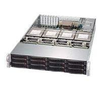 Supermicro 829HE1C4-R1K02LP Support Noir, Métallique 1000 W