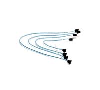 Supermicro CBL-0186L : Câble SATA I Rond 4x, 0.56m, Connecteurs Mâle/Mâle, Droit/Droit, Noir/Bleu/Blanc