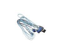 Supermicro CBL-SAST-0948 câble Serial Attached SCSI (SAS) 0,6 m Bleu, Gris