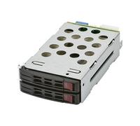 Supermicro - Compartiment pour lecteur de support de stockage - 2.5" - noir - pour CSE LA26AC12-R1K23AW