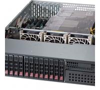 Supermicro CSE-213BAC8-R1K23LPB [NR]Black 2U SC213 LP Chassis w/ SAS3 BPN, Redundant 1200W P