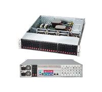 Supermicro CSE-216BAC-R920LPB Châssis Serveur 2U Rackable, 24 baies 2.5", Alimentation 920W, Compatible ATX/EATX, Noir, 437x630x89mm