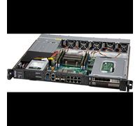 Supermicro CSE-515M-R804 Châssis Serveur 1U Noir, Alimentation 800W 80 PLUS Platinum, 2x 2.5", USB 3.2 Gen 1, Refroidissement 5x 40mm, 437x399x43mm