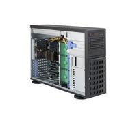 Supermicro CSE-745BTQ-R920B Boîtier Serveur Full Tower Noir 4U, Alimentation 920W Redundant Platinum, 3x80mm Avant, 2x80mm Arrière, Baies 10x2.5"/9x3.5"/3x5.25"