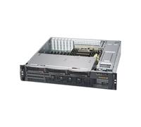 Supermicro CSE-825MBTQC-R802LPB Châssis Serveur Rack 2U Noir Alimentation 800W 80 PLUS Titanium, 3 baies 3.5", ATX/EATX, Ventilateurs PWM