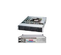 Supermicro CSE-825TQC-R802LPB Châssis Serveur 2U Noir, 8 baies 3.5", Alimentation 800W, Supporte Cartes Mères ATX/EATX, Dimensions 473x647x89mm