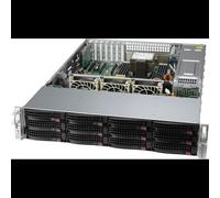 Supermicro CSE-826BAC12-R802LPB Châssis Serveur 2U Rackable 12 Baies 3.5" Gris Alimentation Redondante 800W ATX/EATX 437x647x89mm