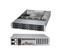 Supermicro CSE-826BAC4-R920LPB : Châssis Serveur Rack 2U Noir, Alimentation 920W, 8 Baies 3.5", 7 Slots d'Extension, Ventilation Optimisée (80mm)