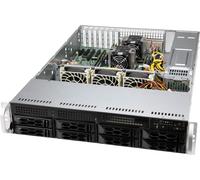 Unité centrale - Supermicro - CSE-LA25TQC-R609LP - 600 W - 2 Baies internes - 8 Baies d'extension