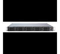 Supermicro CSE-LB16AC2-R504W Châssis Serveur 1U, 10 baies 2.5", Alimentation 500W Redondante Platinum, 3x ventilateurs 40mm, Noir, Rackable