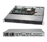 Supermicro CSE813MFTQC-R407CB - Rack (1U) - Noir - 4 Lüfter - SATA - Serial Attached SCSI (SAS) - HDD & SSD - 400 W