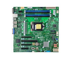 Supermicro MBD-X12STL-F-O : Carte mère micro ATX Intel C252 LGA 1200, 128GB DDR4 ECC, SATA III, AST2600, Dual LAN Intel I210