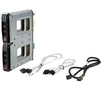 Supermicro MCP-220-84610-0N Obturateur de baie de lecteur 2x 2,5" Plateau de stockage de disques Noir