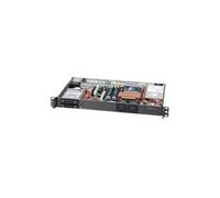 Supermicro SC510 T-203B - Montable sur rack 1U - micro ATX - SATA/SAS - hot-swap 200 watt - noir