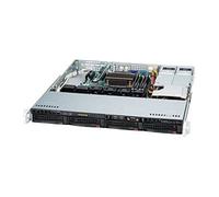 Supermicro SuperChassis 813 mftqc-r407cb Étagère 400 W Noir - Boitier d'ordinateur (Étagère, serveur, ATX, Micro-ATX, jugement du ventilateur, lecteur de disque dur, Réseau, pouvoir, 5 - 35 °C, -40 - 60 °c)