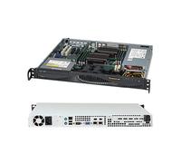 Supermicro SuperChassis 1U CSE-512F-350B1 Noir - Serveur Rackable - Alimentation 350W - 2x Baies 3.5" - Facteur de forme ATX - 437x369x43mm
