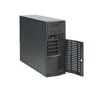 Supermicro SuperChassis 733TQ-668B Midi Tower Serveur Noir, Alimentation 668W, 4x 3.5" internes, 2x 5.25" externes, 1x 120mm arrière, ATX/EATX