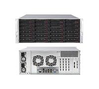 Supermicro SuperChassis 846BE1C-R1K23B 4U - Serveur Rackable Noir, 24 baies 3.5", Alimentation Redondante 1200W 80 PLUS Titanium, Ventilateurs 2x80mm