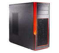 Supermicro SuperChassis GS50-000R Midi Tower Noir, Rouge