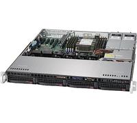 Supermicro SuperServer 5019P-MR - Serveur - Montable sur rack 1U - 1 voie - pas de processeur jusqu'à - RAM 0 Go - SATA - hot-swap 3.5" baie(s) - aucun disque dur - AST2500 - Gigabit Ethernet - Aucun