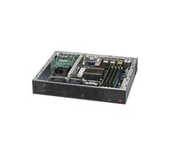 Supermicro SuperServer E300-8D Mini (1U) Intel Xeon D-1518 2.2GHz, 0 Go, DDR4-SDRAM ECC, LAN Gigabit Ethernet, RAID 0/1/5/10, IPMI 2.0