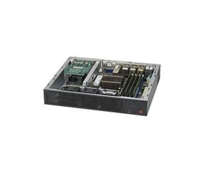 Supermicro SuperServer E300-8D Mini (1U) Intel Xeon D-1518 2.2GHz, 0 Go, DDR4-SDRAM ECC, LAN Gigabit Ethernet, RAID 0/1/5/10, IPMI 2.0