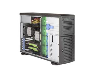 Supermicro SuperWorkstation SYS-7049A-T Rack 4U Intel C621 LGA 3647 (Socket P), 2x Intel Xeon, DDR4 ECC RDIMM 2To, 8x 3.5" SATA III RAID 0/1/5/10, Aspeed AST2500