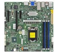 SUPERMICRO X12SCZ-TLN4F - Carte-mère - micro ATX - Socket LGA1200 - W480E Chipset - USB 3.2 Gen 2 - 2 x 10 Gigabit LAN, 2 x Gigabit LAN - carte graphique embarquée - HD Audio