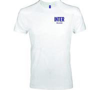 Supernal Studios UCC Inter Champs in The USA T-Shirt Unisexe - Adulte, Mixte, Tee-Shirt, I M Inter Milano 01, Blanc, M