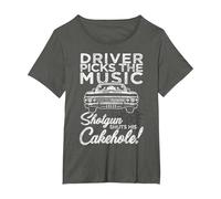 Supernatural Driver Picks Music T-Shirt, Femme Grandes Tailles, Asphalte, 5X