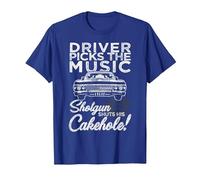 Supernatural Driver Picks Music T-Shirt, Homme, Bleu Royal, S