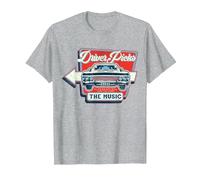 Supernatural Driver Picks The Music T-Shirt, Homme, Gris Chiné, 5XL