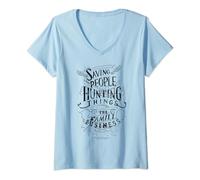 Supernatural Family Business T-Shirt avec Col en V