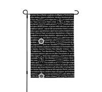 Supernatural Inspiration Drapeau de la paix Impression 3D verticale double face Décoration de la maison Extérieur Jardin Patio Yard Pelouse Drapeau 71 x 101,6 cm