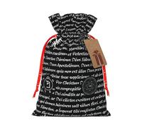 Supernatural Inspiration Impression avec cordon de serrage Sacs saisonniers Célébrations Emballage cadeau de vacances respectueux de l'environnement