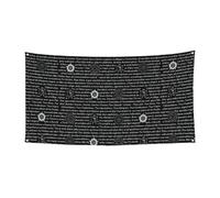 Supernatural Inspiration Printing Lot de 1 bannière pour Halloween, décoration intérieure ou extérieure, résistante aux UV avec trous métalliques