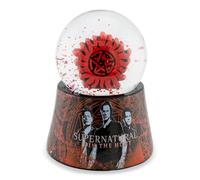 Supernatural Mini boule à neige lumineuse avec symbole anti-possession | 7,5 cm de haut