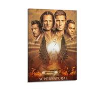 Supernatural Poster de la saison 15 - Impression sur toile - Décoration murale moderne pour chambre à coucher - 40 x 60 cm