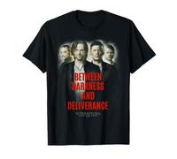 Supernatural Sam Dean Crowley Castiel Between Darkness T-Shirt