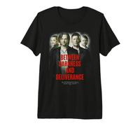 Supernatural Sam Dean Crowley Castiel Between Darkness T-Shirt Haut de Gamme