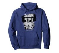 Supernatural Sam Dean Silhouette Saving People Sweat à Capuche